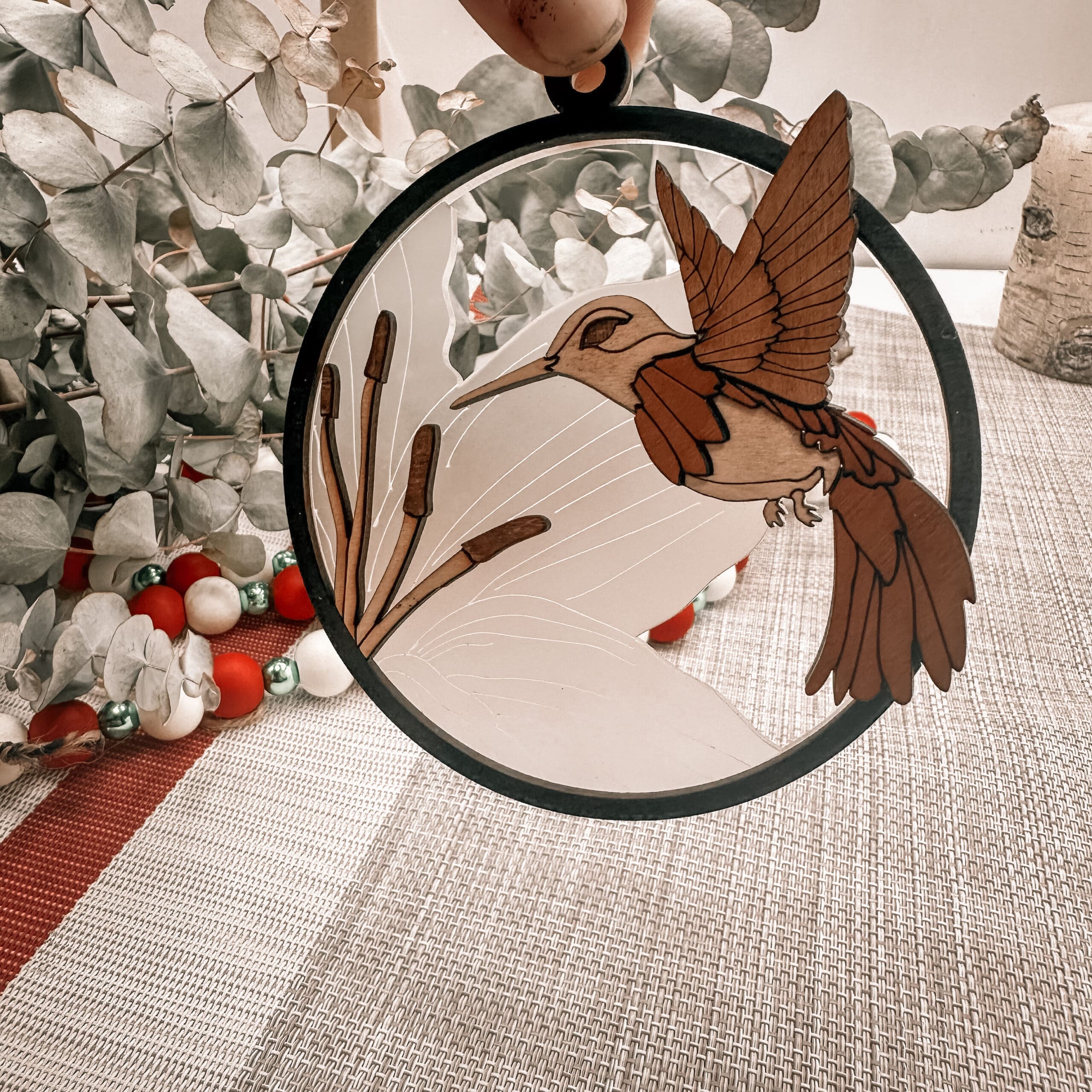 Ornament: Homestead Harmony - Hummingbird