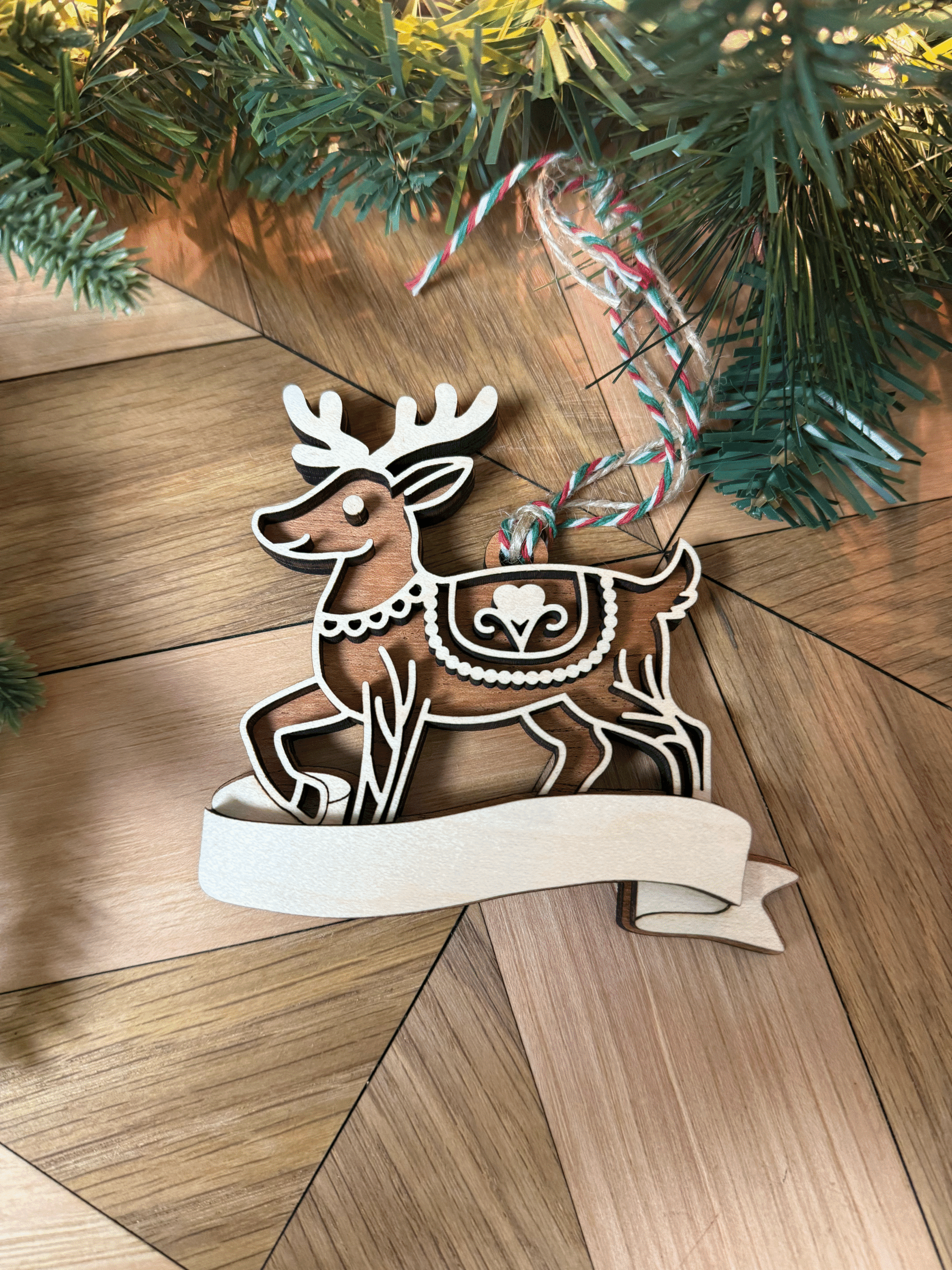Ornament: Reindeer for custom